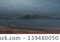Desert Dunes Mountain, A 3D render image of desert dunes mountain, vast golden sand dunes rising like majestic peaks under intense blue sky, perfect for adventure travel or landscape documentary. 139480050
