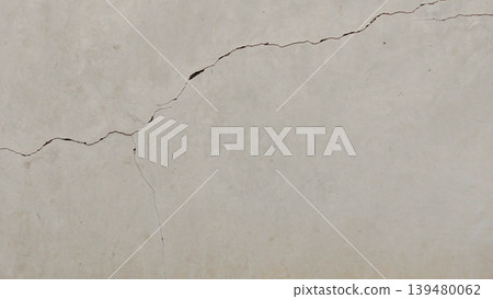 Cracked White Wall Texture Background 139480062