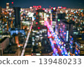 A blurred background image of a sparkling, colorful night view of a major city. 139480233