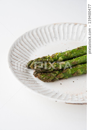 Deep-fried asparagus Deep-fried asparagus 139480477