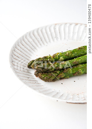 Deep-fried asparagus Deep-fried asparagus 139480478