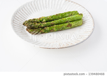 Deep-fried asparagus Deep-fried asparagus 139480488