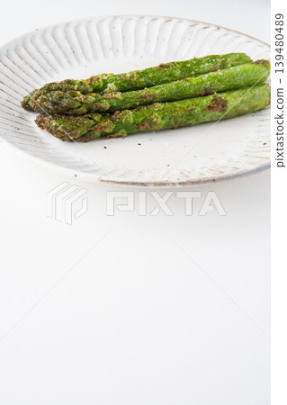 Deep-fried asparagus Deep-fried asparagus 139480489