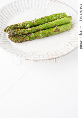 Deep-fried asparagus 139480493