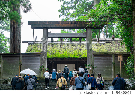 [Mie Prefecture] The main shrine at the Inner Shrine of Ise Grand Shrine, which exudes a sacred atmosphere. 139480841