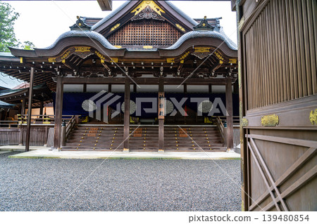 [Mie Prefecture] Naiku Kagura-den (Inner Shrine Kagura Hall) located in the Inner Shrine of Ise Grand Shrine, surrounded by abundant nature. 139480854