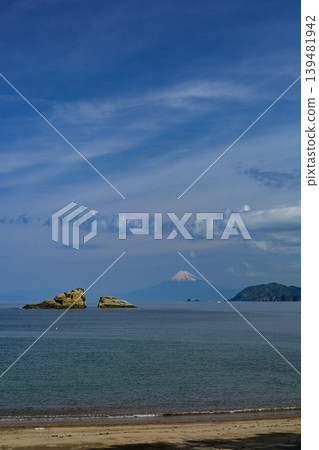 從Unsei海岸出發的富士山 139481942