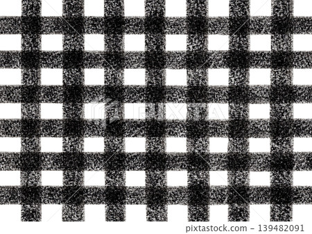 [Colored pencils] Gingham check illustration 139482091