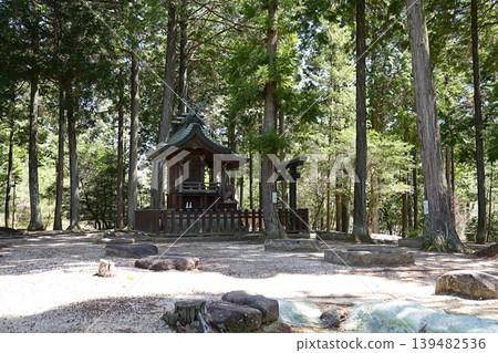 Shiga Prefecture, Koka City, Shigaraki Palace, Shigaraki Palace and its foundation stones on the base of the main hall (Dairino area) (Spring) Shiga Prefecture, Koka City, Shigaraki Palace, Shigaraki Palace and its foundation stones on the base of the main hall (Dairino area) (Spring) 139482536