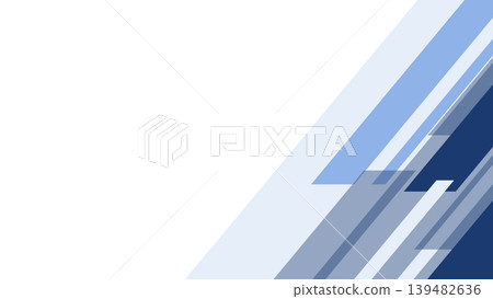 Navy diagonal geometric frame background material - simple business decoration - copy space 139482636