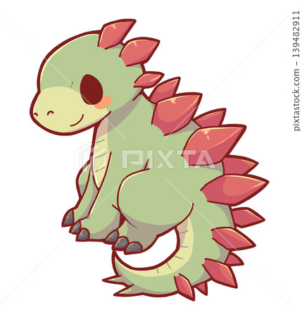 A stylized Stegosaurus A stylized Stegosaurus 139482911