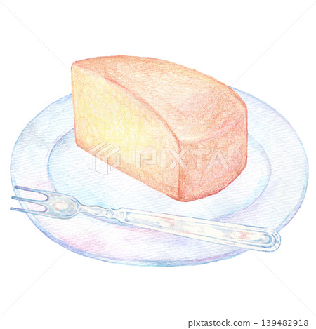 Soufflé cheesecake on a plate Soufflé cheesecake on a plate 139482918