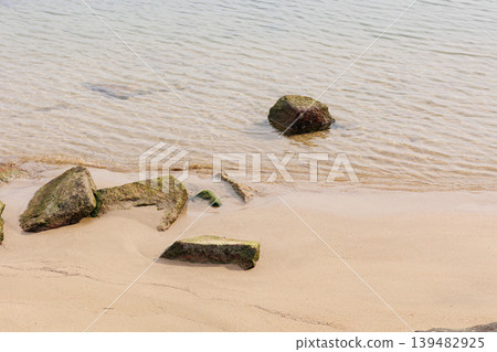 View from the pier on the coast 139482925