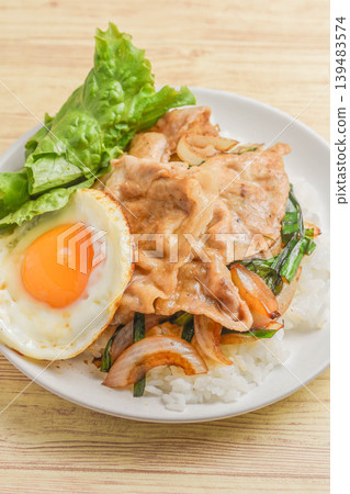 豬肉炒蛋飯 139483574