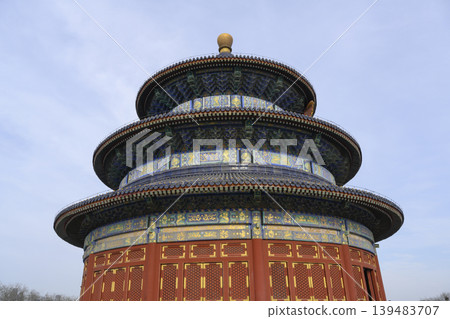 View of the ancient Temple of Heaven in Beijing, China View of the ancient Temple of Heaven in Beijing, China 139483707