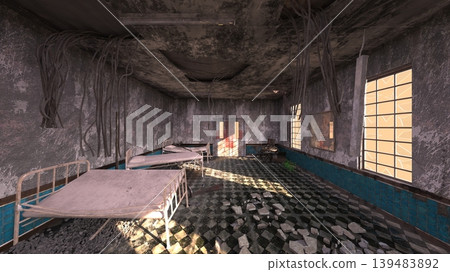 Abandoned Hospital Room Abandoned Hospital Room 139483892
