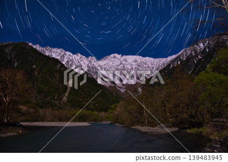 上高地的星空 上高地的星空 139483945