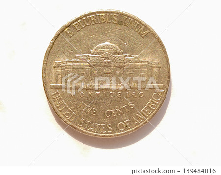 USA 5 Cents Nickel 1999 United States Mint Circulation Currency five Coin USA 5 Cents Nickel 1999 United States Mint Circulation Currency five Coin 139484016