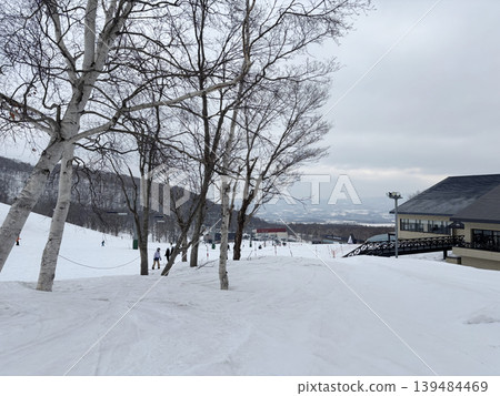 skiers enjoy activities at Annupuri ski resort, Niseko, Hokkaido, Japan skiers enjoy activities at Annupuri ski resort, Niseko, Hokkaido, Japan 139484469