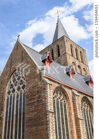 Historical Old Town and UNESCO World Culture Heritage site of Bruges in West Flanders, Belgium 139484691