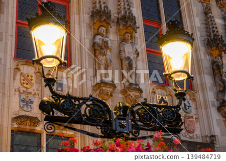 Historical Old Town and UNESCO World Culture Heritage site of Bruges in West Flanders, Belgium Historical Old Town and UNESCO World Culture Heritage site of Bruges in West Flanders, Belgium 139484719