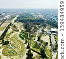 大型城市公園的鳥瞰圖 139484959