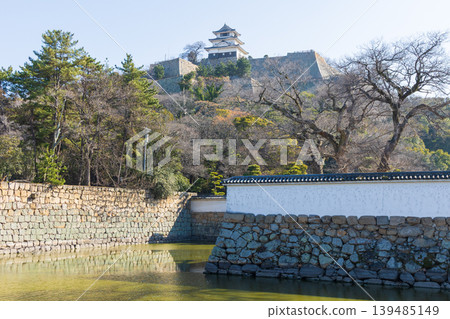 冬日里的丸龜城，位於香川縣丸龜市，是日本百大城堡之一。 139485149