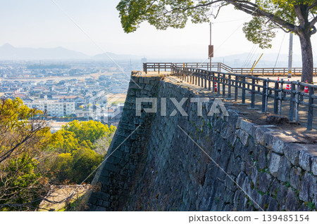 Marugame Castle, one of Japan's Top 100 Castles, in Marugame City, Kagawa Prefecture, in winter. Marugame Castle, one of Japan's Top 100 Castles, in Marugame City, Kagawa Prefecture, in winter. 139485154