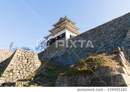 冬日里的丸龜城，位於香川縣丸龜市，是日本百大城堡之一。 139485162