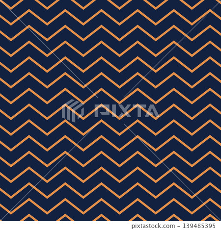 dark blue and orange zigzag chevron stripes pattern background dark blue and orange zigzag chevron stripes pattern background 139485395