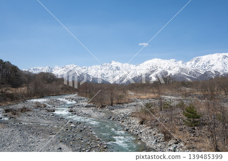 長野縣白馬村,一條水質清澈見底的山澗溪流 長野縣白馬村,一條水質清澈見底的山澗溪流 139485399