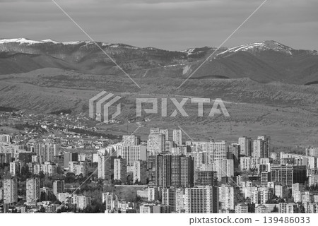 Aerial cityscape view of Tbilisi, the capital of Georgia Aerial cityscape view of Tbilisi, the capital of Georgia 139486033