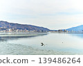 Lake Suwa is frozen over. 139486264
