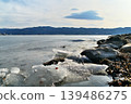 Lake Suwa is frozen over. 139486275