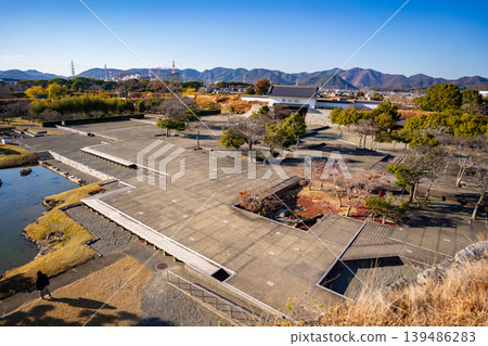 A view of the site of the main keep of Akō Castle. A view of the site of the main keep of Akō Castle. 139486283