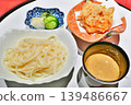 Udon noodles and tempura 139486667