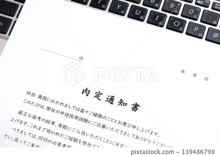 Job Offer Letter - A letter of employment offer notifying you that you have been offered employment as a result of your job hunting or career change. 139486798