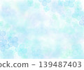 Watercolor background of hydrangeas 139487403