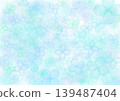 Watercolor background of hydrangeas 139487404