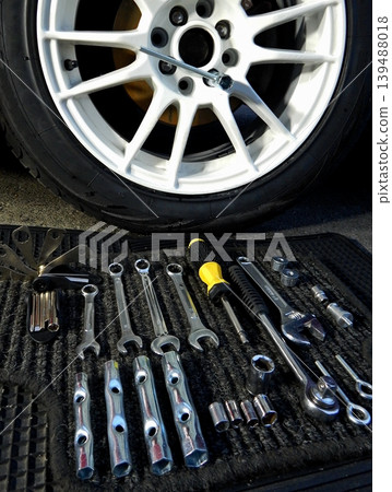 Tools And Equipment For Checking Disc Bent And Wheels Adjustments  139488018