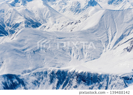 Gudauri Ski Resort Georgia, Snowy Winter Mountain Landscape winter Gudauri Ski Resort Georgia, Snowy Winter Mountain Landscape winter 139488142