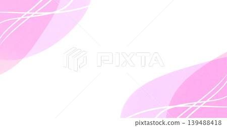 Cute pink watercolor lines 139488418