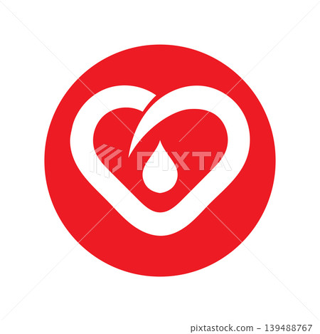 Healthcare love symbol heart drop Healthcare love symbol heart drop 139488767
