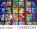 Stained glass windows by Mucha at St. Vitus Cathedral (Prague), a UNESCO World Heritage Site. 139489149