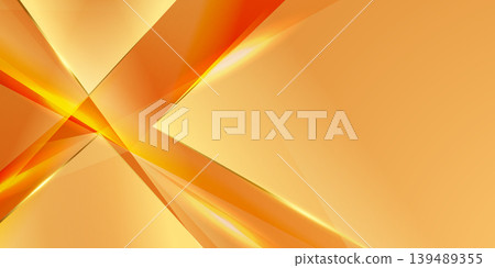 Abstract background vector illustration with a modern design, orange and gold colors, and geometric elements. Abstract background vector illustration with a modern design, orange and gold colors, and geometric elements. 139489355