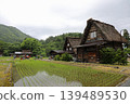 Shirakawa-go on a cloudy spring day 139489530