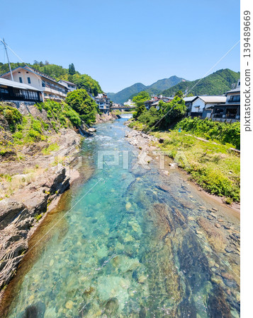 郡上八幡：從宮瀨大橋眺望吉田川 139489669