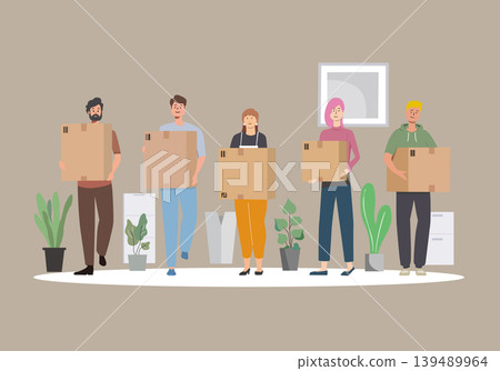 The time of moving together to a new life. The time of moving together to a new life. 139489964
