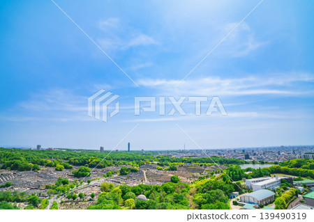 View of Nagoya cityscape from Heiwa Park Aqua Tower (Nagoya City, Aichi Prefecture) View of Nagoya cityscape from Heiwa Park Aqua Tower (Nagoya City, Aichi Prefecture) 139490319