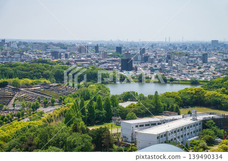 View of Nagoya cityscape from Heiwa Park Aqua Tower (Nagoya City, Aichi Prefecture) View of Nagoya cityscape from Heiwa Park Aqua Tower (Nagoya City, Aichi Prefecture) 139490334